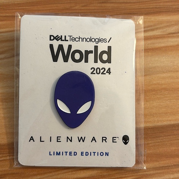 Limited edition Alienware purple pin. 1 of 500 made.